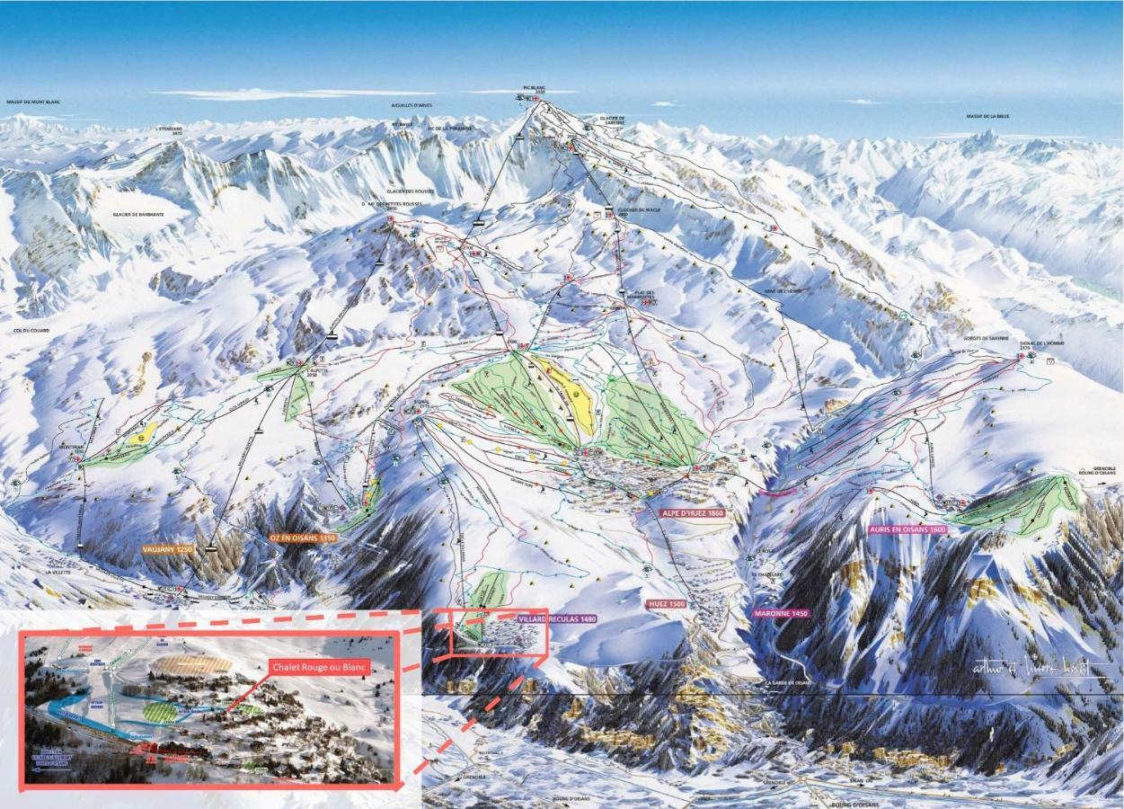 Chalet Rouge Ou Blanc Villard-Reculas 외부 사진